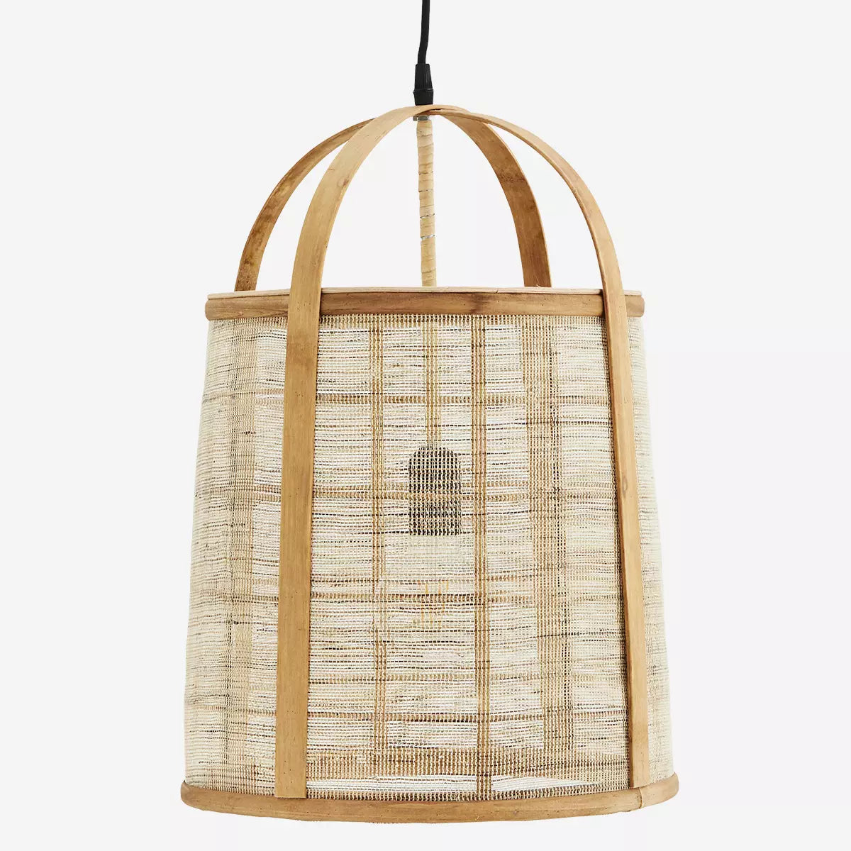 BAMBOO CEILING LAMP WITH LINEN, MADAM STOLTZ
