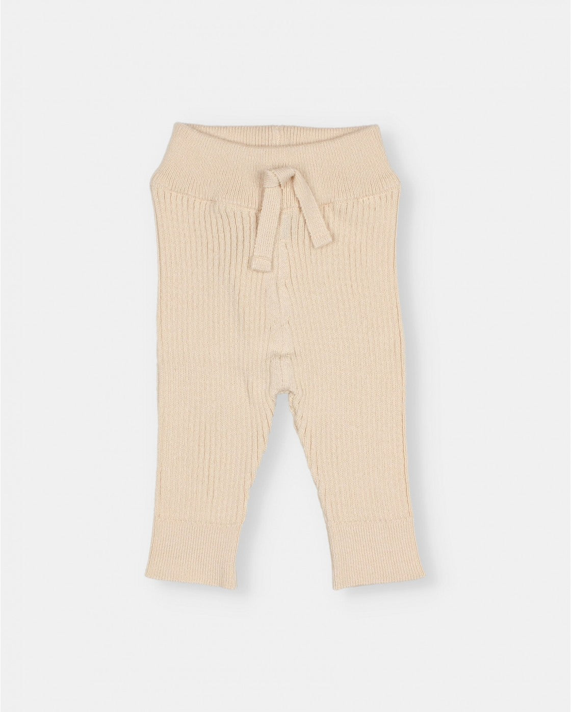 NB RIB KNIT LEGGINGS - SAND, BÚHO