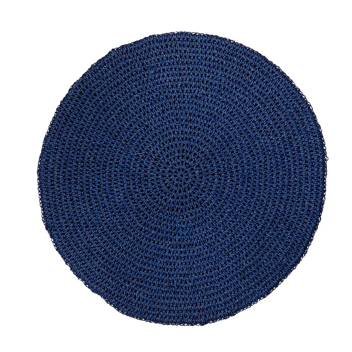 PLACEMAT ROUND TWISTED - MIDNIGHT