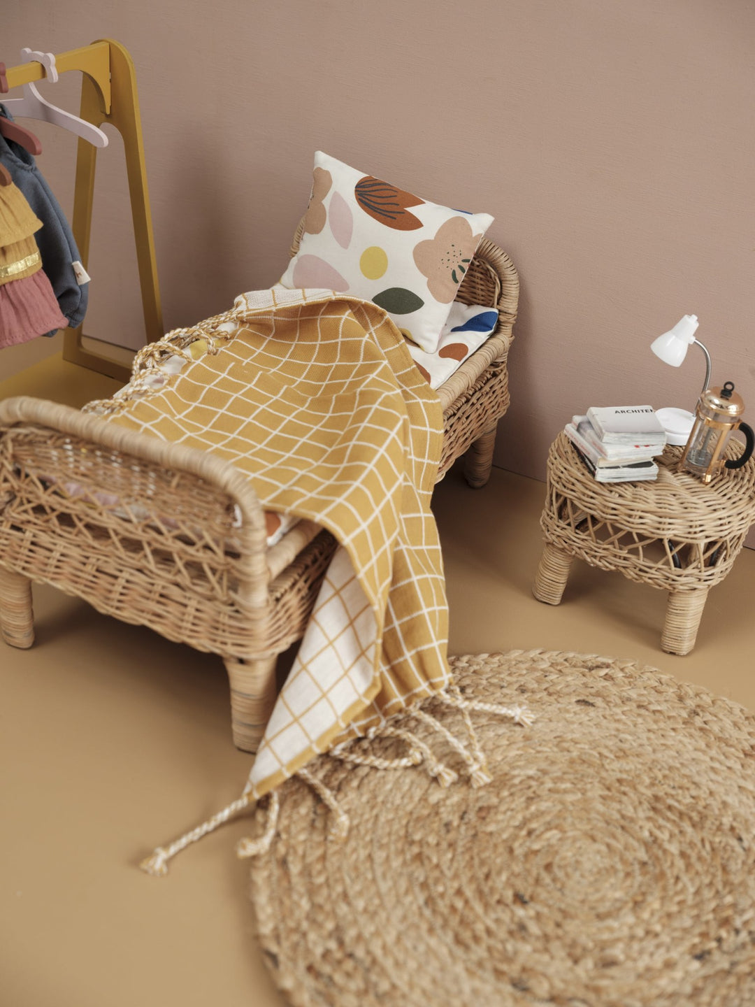 DOLL BED - RATTAN, FABELAB
