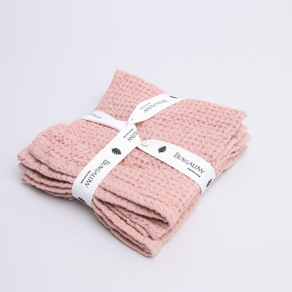 WASH CLOTH WAFFLY NUDE SET OF 3PCS, BUGALOW